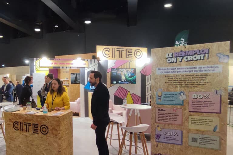 Photo accueil Stand Citeo Ici on agit 2025 site La Koncepterie